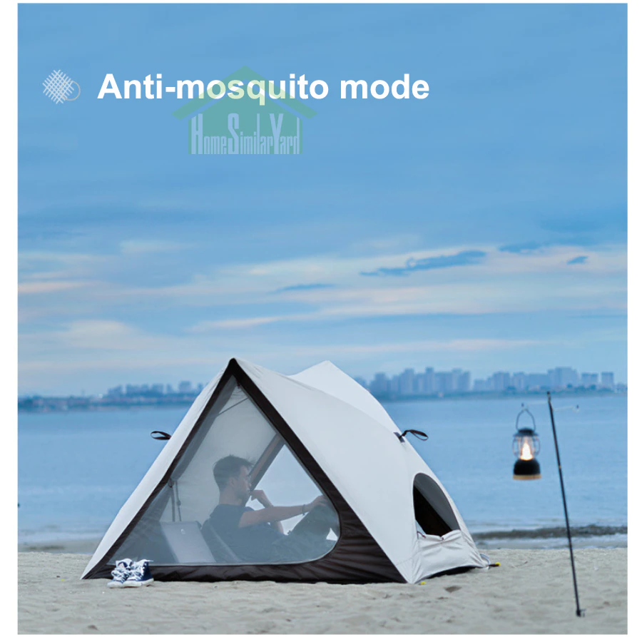Cheap Goat Tents Camping Awning Tent Sun UV Protection Sun Shelter Canopy 210T Outdoor Rainproof Sunshade Beach Tarp UPF50+ Hiking   